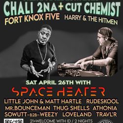 Brookdale Lodge - Chali 2na, cut chemist, fort knox five, poison sky and Athonia are performers here!!