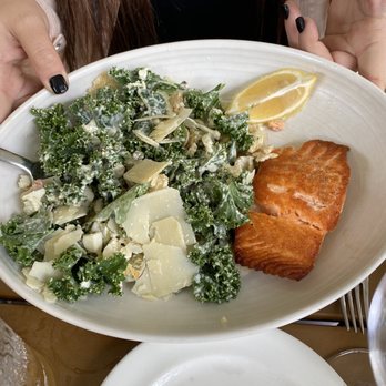 Gladstone Tavern - Salmon Cesar, the kale was too crunch - New American Near Me - Gladstone, New Jersey Gladstone Tavern - Salmon Cesar, the kale was too crunch - New American Near Me - Gladstone, New Jersey