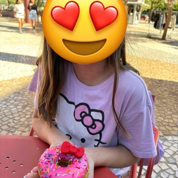 Hello Kitty Cafe - She was so excited - Desserts Near Me - Las Vegas, Nevada