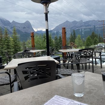 The Iron Goat Pub & Grill - Patio view - Canadian (New) Near Me - Canmore, Alberta The Iron Goat Pub & Grill - Patio view - Canadian (New) Near Me - Canmore, Alberta