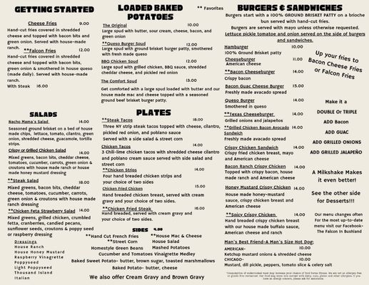 Menu photo 1 7Eddy's The Falcon Bushland, TX Menu photo 1 7Eddy's The Falcon Bushland, TX