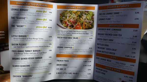 Menu photo 7 Burger Lounge Irvine, CA