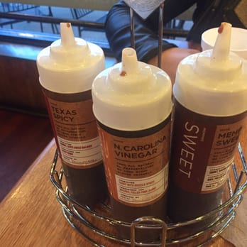 Q-BBQ - The sauces! - Barbeque Near Me - La Grange, Illinois