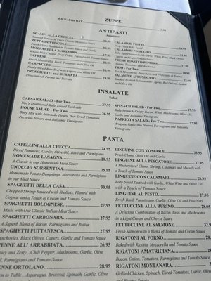 Menu photo 1 Vito Restaurant Santa Monica, CA