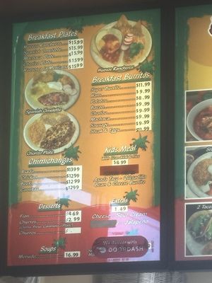 Menu photo 3 Arsenios Mexican Resturante Clovis, CA