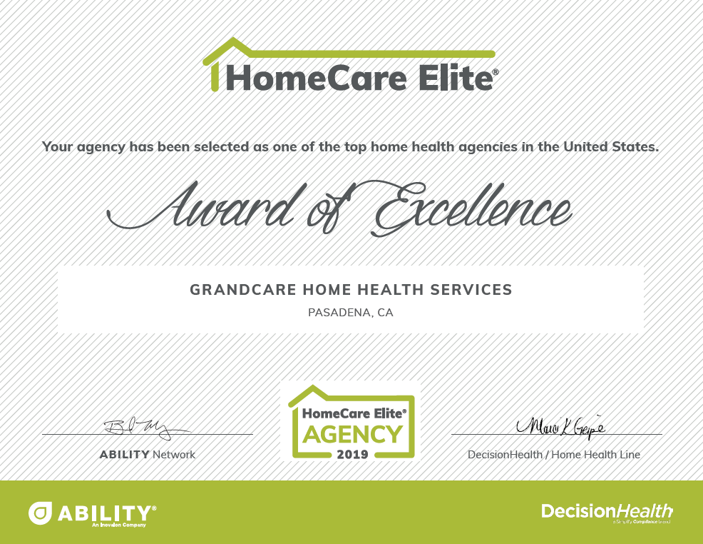 GrandCare Health Services - home care agency in Pasadena, CA