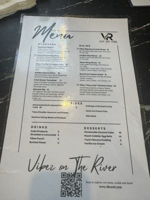 Menu photo 1 Vibez on the River Aurora, IL Menu photo 1 Vibez on the River Aurora, IL
