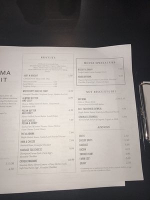 Menu photo 7 The Alabama Biscuit Co. Birmingham, AL Menu photo 7 The Alabama Biscuit Co. Birmingham, AL