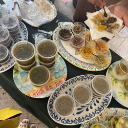 The Coral Gables Farmers' Market at the Village of Merrick Park - The guy with the dips is the one to hit
