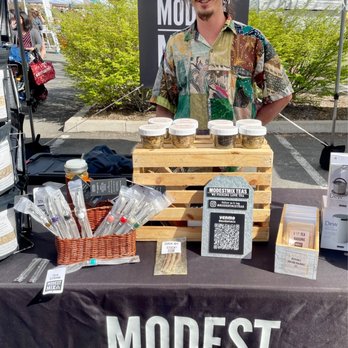 Riverside Farmers Market - Modest Mix is putting out some sassy branded loose leaf tea which I'm really excited to try! - Farmers Market Near Me - Reno, Nevada