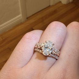 Ring enhancer in 14k gold with lab grown diamonds. Ring enhancer in 14k gold with lab grown diamonds.