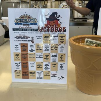 Elite Experience: Strickland's Ice Cream - Reasons to go back everyday! - Yelp Events Near Me - Costa Mesa, California