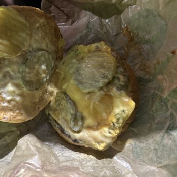 Burger King - Ordered the new BBQ Brisket Whopper Jr. no tomato no onions and got This soup sandwich - Burgers Near Me - Crete, Nebraska