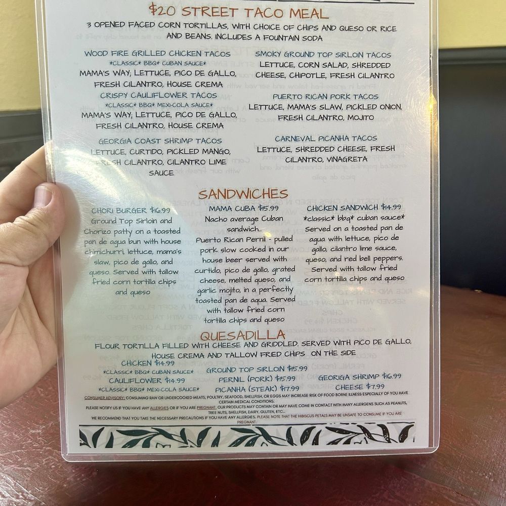 I Am Nacho Mama - Menu - Latin American Near Me - Brunswick, Georgia