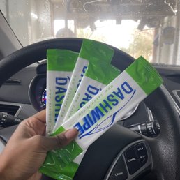 Dash Wipes given! Dash Wipes given!