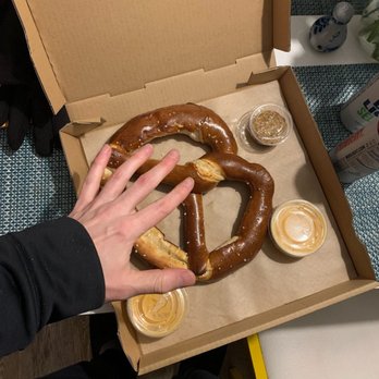 Blackbeard's Brewing - Giant pretzel w/ beer cheese aka instant love. - Brewpubs Near Me - Westport, Washington Blackbeard's Brewing - Giant pretzel w/ beer cheese aka instant love. - Brewpubs Near Me - Westport, Washington