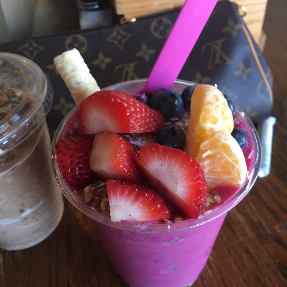 Trough Juice Bar - Dragon fruit bowl (not sweet) - Salad Near Me - Richmond, Texas