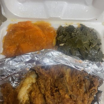 Southern Smoke - Fried chicken (white meat), yams and collard greens - Soul Food Near Me - Grand Rapids, Michigan Southern Smoke - Fried chicken (white meat), yams and collard greens - Soul Food Near Me - Grand Rapids, Michigan