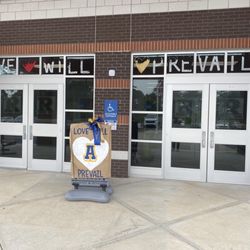 Russell Middle School - Main entrance