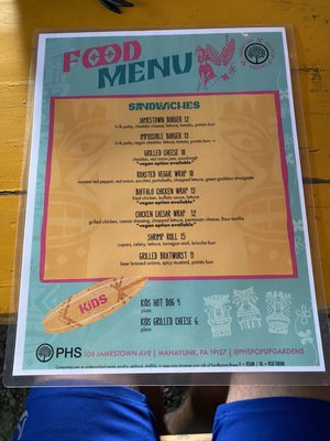 Menu photo 2 PHS Pop Up Garden - Manayunk Philadelphia, PA Menu photo 2 PHS Pop Up Garden - Manayunk Philadelphia, PA