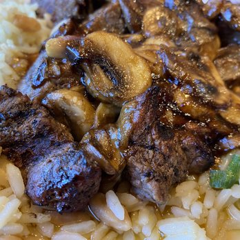 Sizzler - Beef tips with mushrooms - Seafood Near Me - Manteca, California Sizzler - Beef tips with mushrooms - Seafood Near Me - Manteca, California
