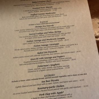 Lucca's - Menu - Italian Near Me - Helena, Montana