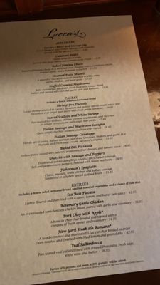 Menu photo 2 Lucca's Helena, MT