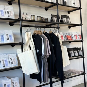 Offset Coffee Roasters - Merch rack - Coffee & Tea Near Me - El Segundo, California