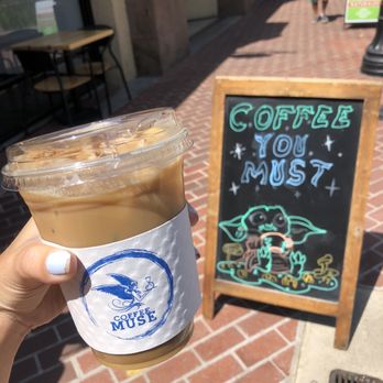 Coffee Muse - Iced lavender latte with oat milk - Coffee & Tea Near Me - Santa Ana, California Coffee Muse - Iced lavender latte with oat milk - Coffee & Tea Near Me - Santa Ana, California