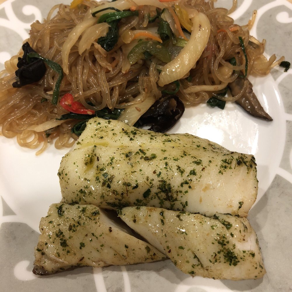 Garden Kitchen - Used the japchae as a side for fish from a local fishmonger. Great flavor and value. - Korean Near Me - Norwood, New Jersey Garden Kitchen - Used the japchae as a side for fish from a local fishmonger. Great flavor and value. - Korean Near Me - Norwood, New Jersey