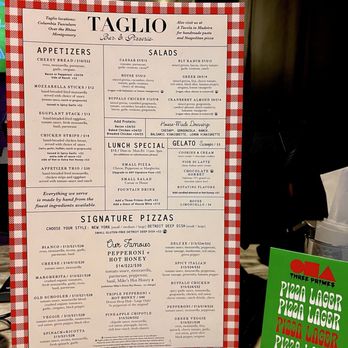 Taglio OTR - Menu - Pizza Near Me - Cincinnati, Ohio Taglio OTR - Menu - Pizza Near Me - Cincinnati, Ohio