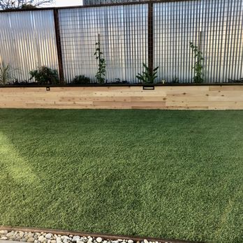 Kestrel Landscapes - Turf, cedar planter box - Landscaping Near Me