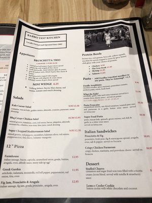 Menu photo 8 Babbo Italian Eatery Surprise, AZ Menu photo 8 Babbo Italian Eatery Surprise, AZ