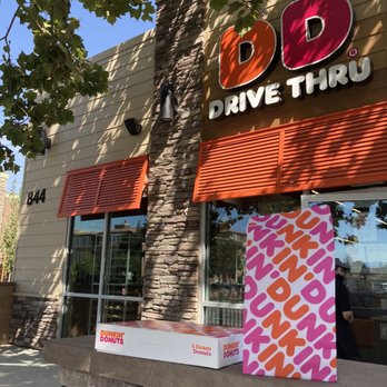 Dunkin' - Our order standing proudly outside the front of Dunkin!  Seconds later, these donuts were being eaten! - Coffee & Tea Near Me - San Jose, California