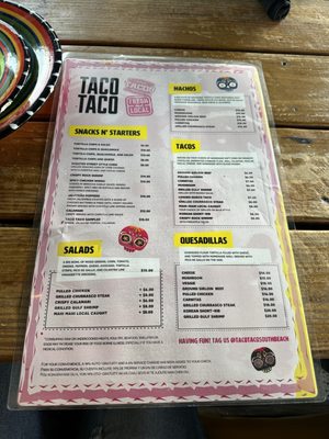 Menu photo 8 Taco Taco South Beach Miami Beach, FL Menu photo 8 Taco Taco South Beach Miami Beach, FL