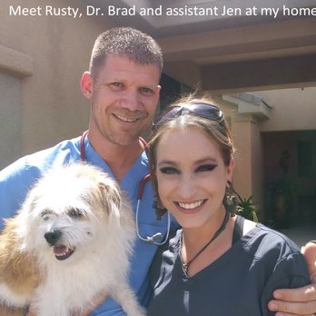 Veterinary Partners - Meet my dog Rusty, Dr. Brad and his assistant Jennifer! - Veterinarians Near Me - Scottsdale, Arizona