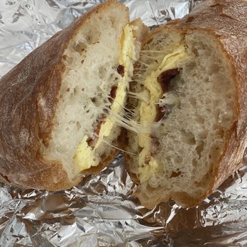 Inès - Bacon, egg and cheese - so good - Coffee & Tea Near Me - New York, New York