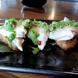 Salmon on Crispy Rice