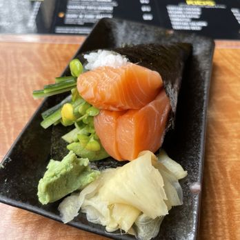 Kobe Sushi - Sake hand roll - Japanese Near Me - Sacramento, California Kobe Sushi - Sake hand roll - Japanese Near Me - Sacramento, California