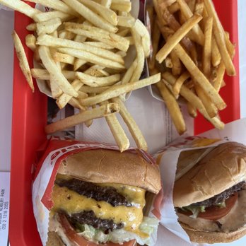 In-N-Out Burger - Three by three  You also can order four by four. - Fast Food Near Me - Newbury Park, California