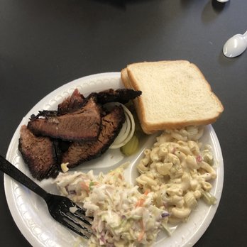 Riley's Pit BBQ - BBQ Brisket and the works! - Barbeque Near Me - Lockhart , Texas