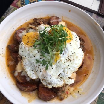 Draft - Meat and potatoes. Can't remember what kind of meat. 12/2019. Egg optional. - American Near Me - San Diego, California