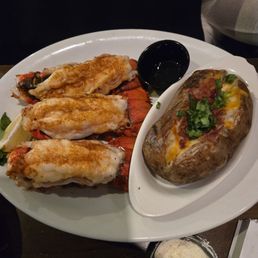 Three lobster tail baked potato, I'm Three lobster tail baked potato, I'm
