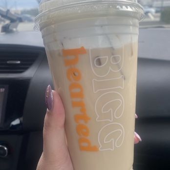 Biggby Coffee - Brown sugar chai with oat milk and cold foam - Coffee & Tea Near Me - Hilliard, Ohio Biggby Coffee - Brown sugar chai with oat milk and cold foam - Coffee & Tea Near Me - Hilliard, Ohio