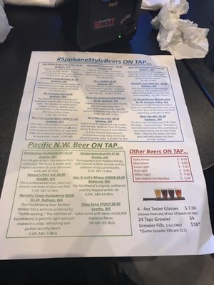 Menu photo 5 24Taps Burgers & Brews Spokane, WA