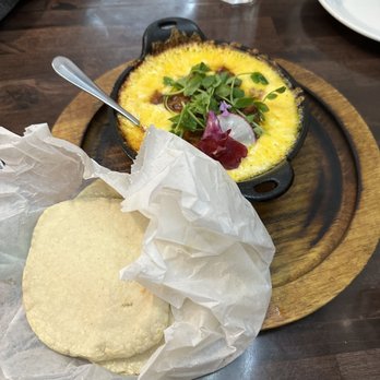 Añejo Cantina & Kitchen - Queso with chorizo. Homemade tortillas. SO GOOD! - Cocktail Bars Near Me - San Jose, California