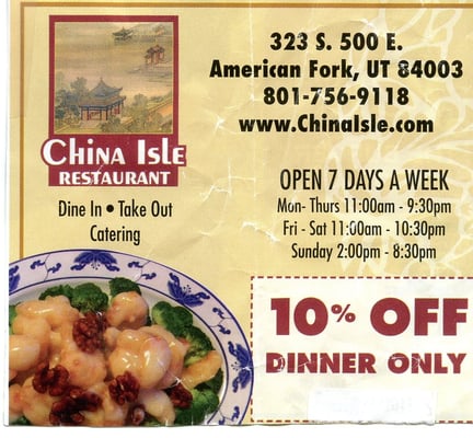 Menu photo 2 China Isle American Fork, UT Menu photo 2 China Isle American Fork, UT