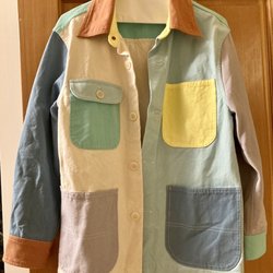 Thea Sok Tailoring - Custom canvas coat--it fits and she saved all the color blocks!
