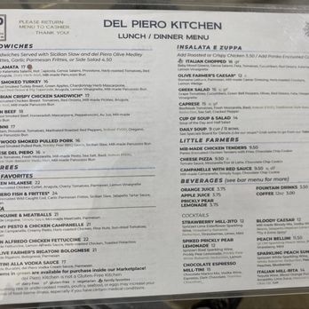 Queen Creek Olive Mill - DEL PIERO KITCHEN MENU - Sandwiches Near Me - Queen Creek, Arizona Queen Creek Olive Mill - DEL PIERO KITCHEN MENU - Sandwiches Near Me - Queen Creek, Arizona