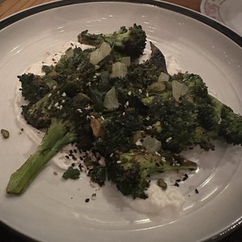 Odd Duck - Charred broccoli - American Near Me - Austin, Texas Odd Duck - Charred broccoli - American Near Me - Austin, Texas
